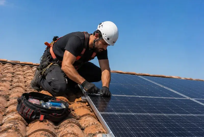 Maintenance et monitoring de panneaux solaires à Saint-Sorlin-en-Valloire