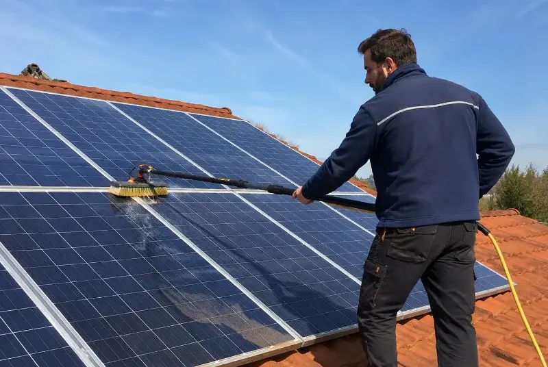 Nettoyage et entretien de panneaux solaires à Saint-Sorlin-en-Valloire